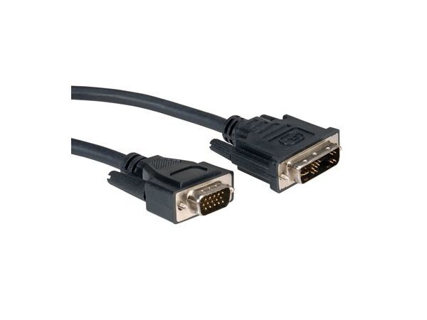 ROLINE Câble VGA DVI, DVI (12+5) M/ HD15 M 3,0m