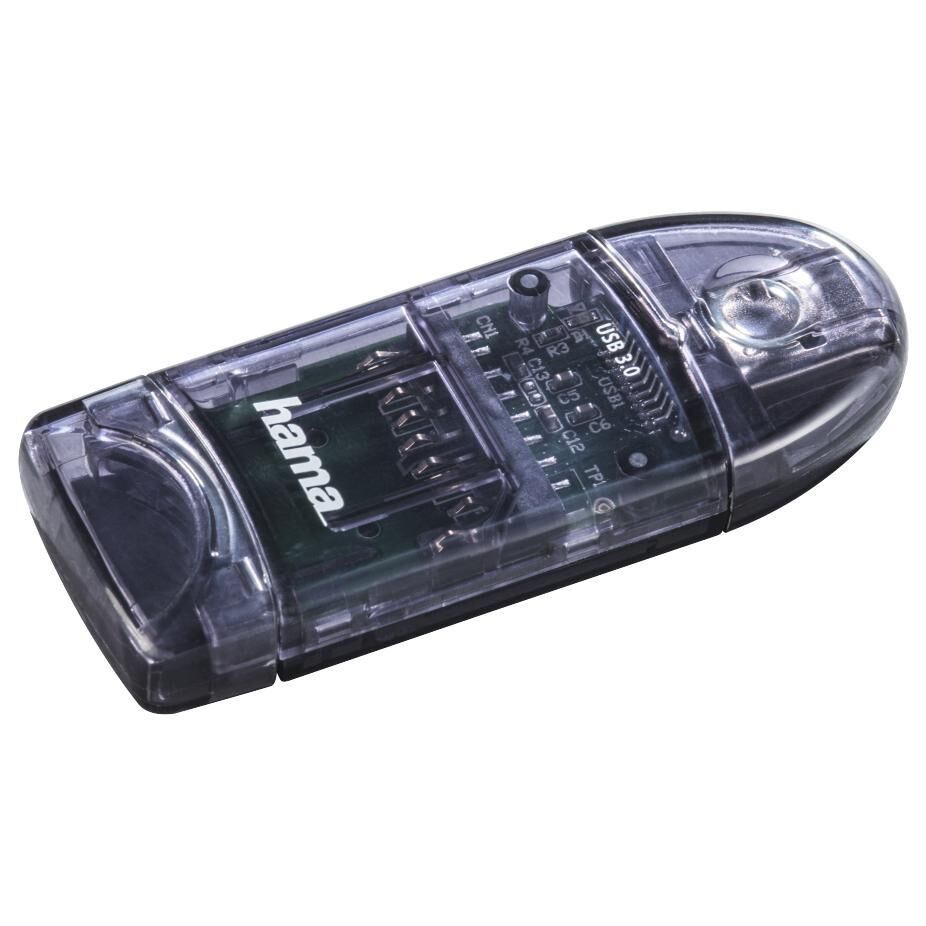 Hama 00124194 lecteur de carte mémoire USB Anthracite