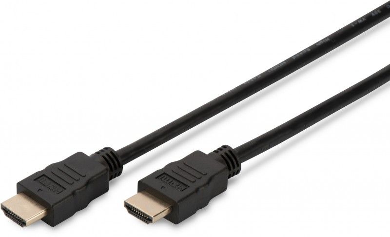 ASSMANN - Câble HDMI avec Ethernet - HDMI mâle pour HDMI mâle - 3 m - triple blindage - noir