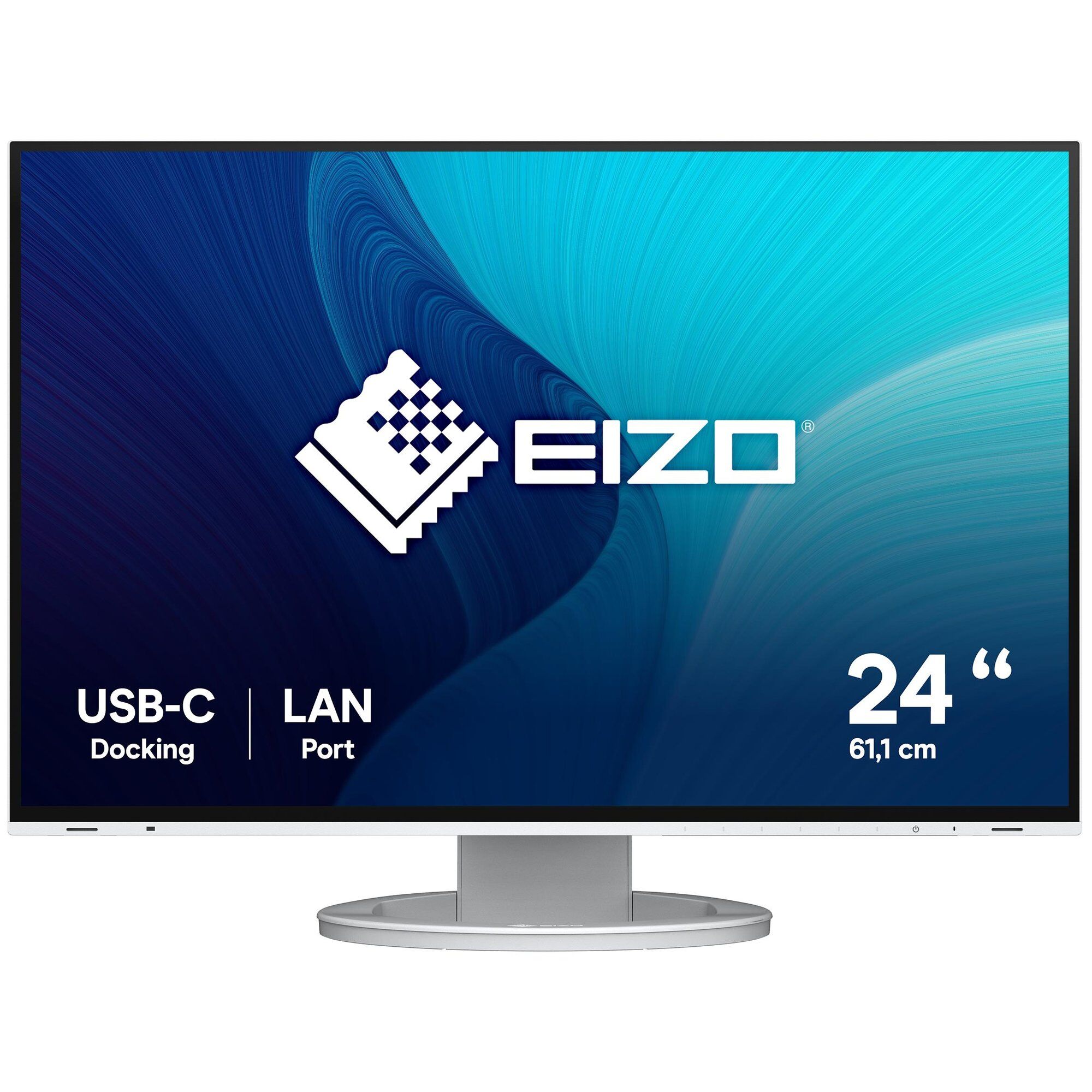 Ecran PC EIZO FlexScan EV2495-WT 24.1" 1920 x 1200 WUXGA LCD Blanc