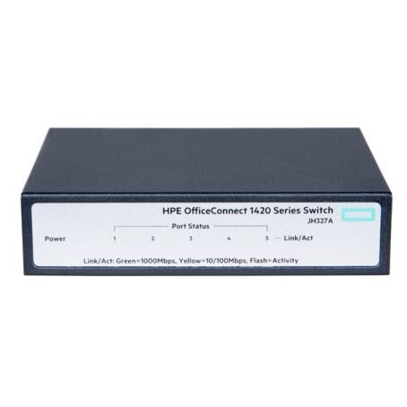 HPE OfficeConnect 1420 5g - Commutateur - non géré - 5 x 10/100/1000 - de bureau