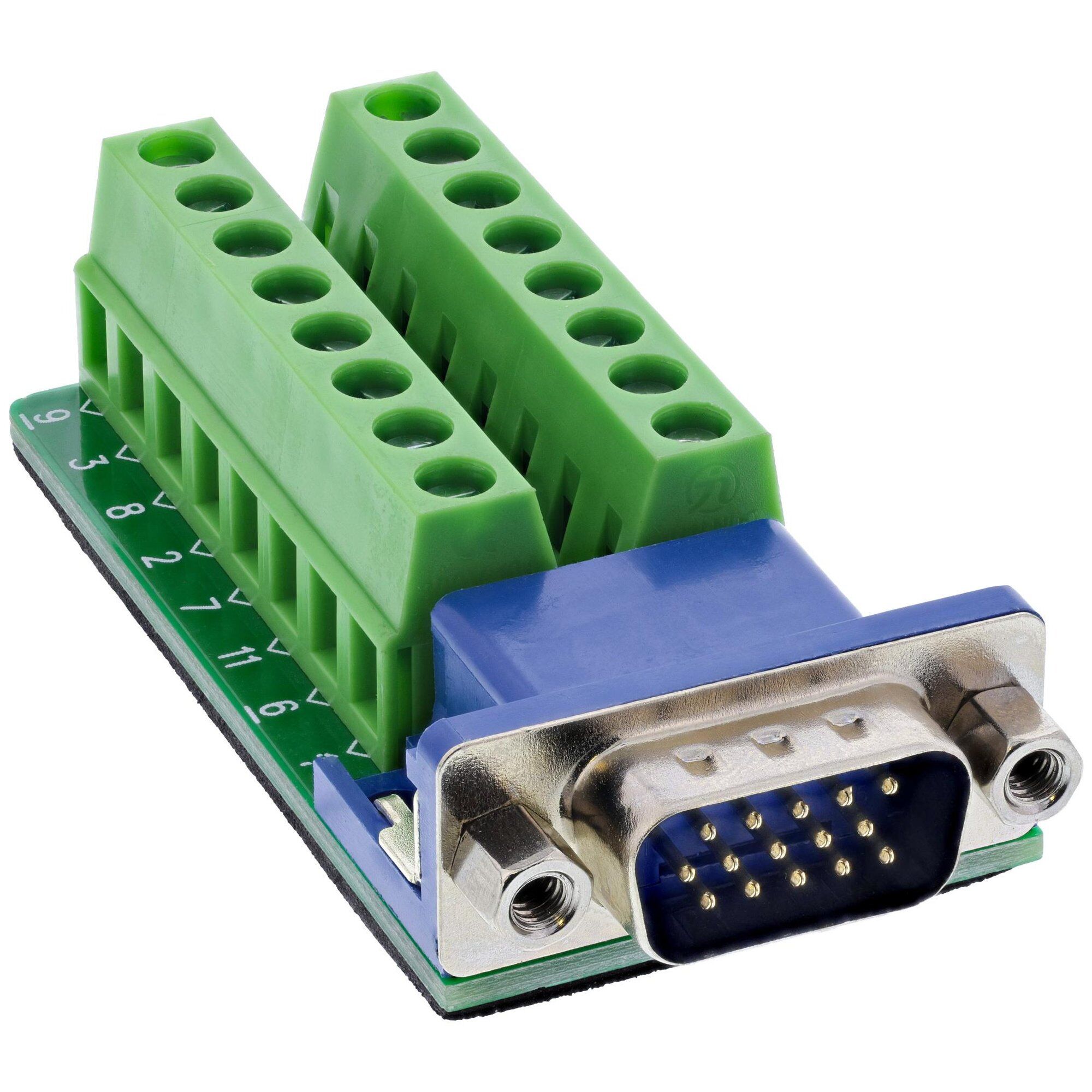 InLine 92503B connecteur de fils Bleu et Vert