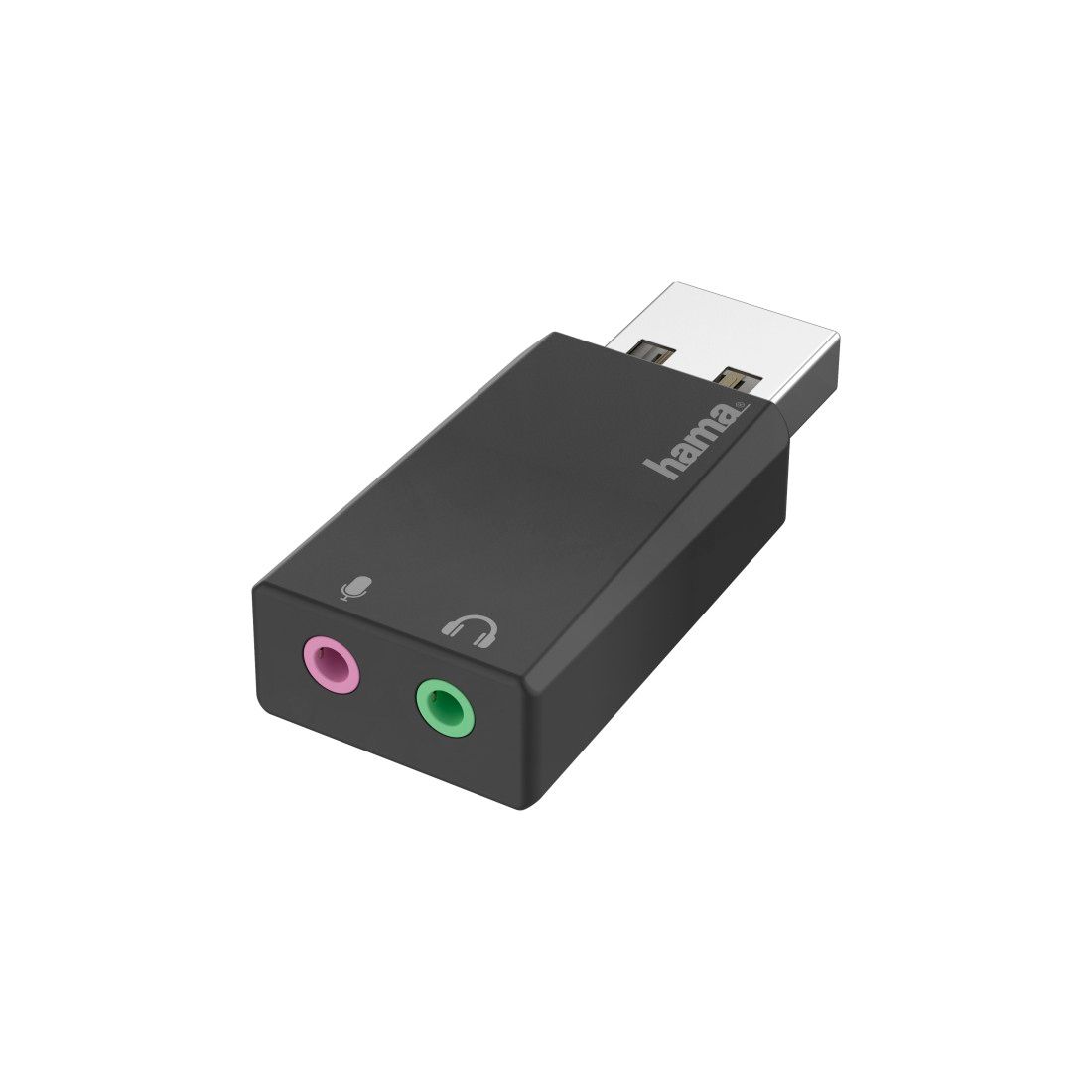 Carte son USB, fiche USB - 2 jacks femelles 3,5 mm, stéréo