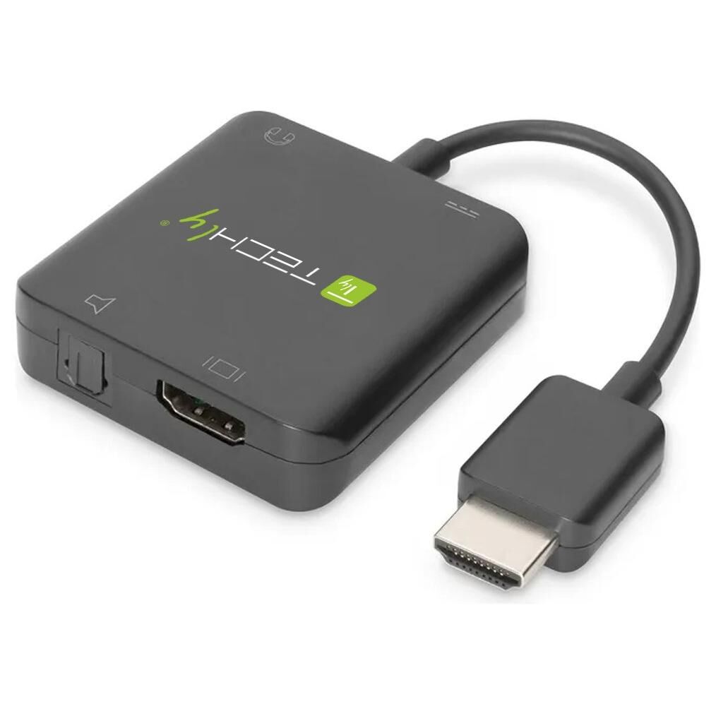 Techly IDATA HDMI-VGA8 câble vidéo et adaptateur Noir