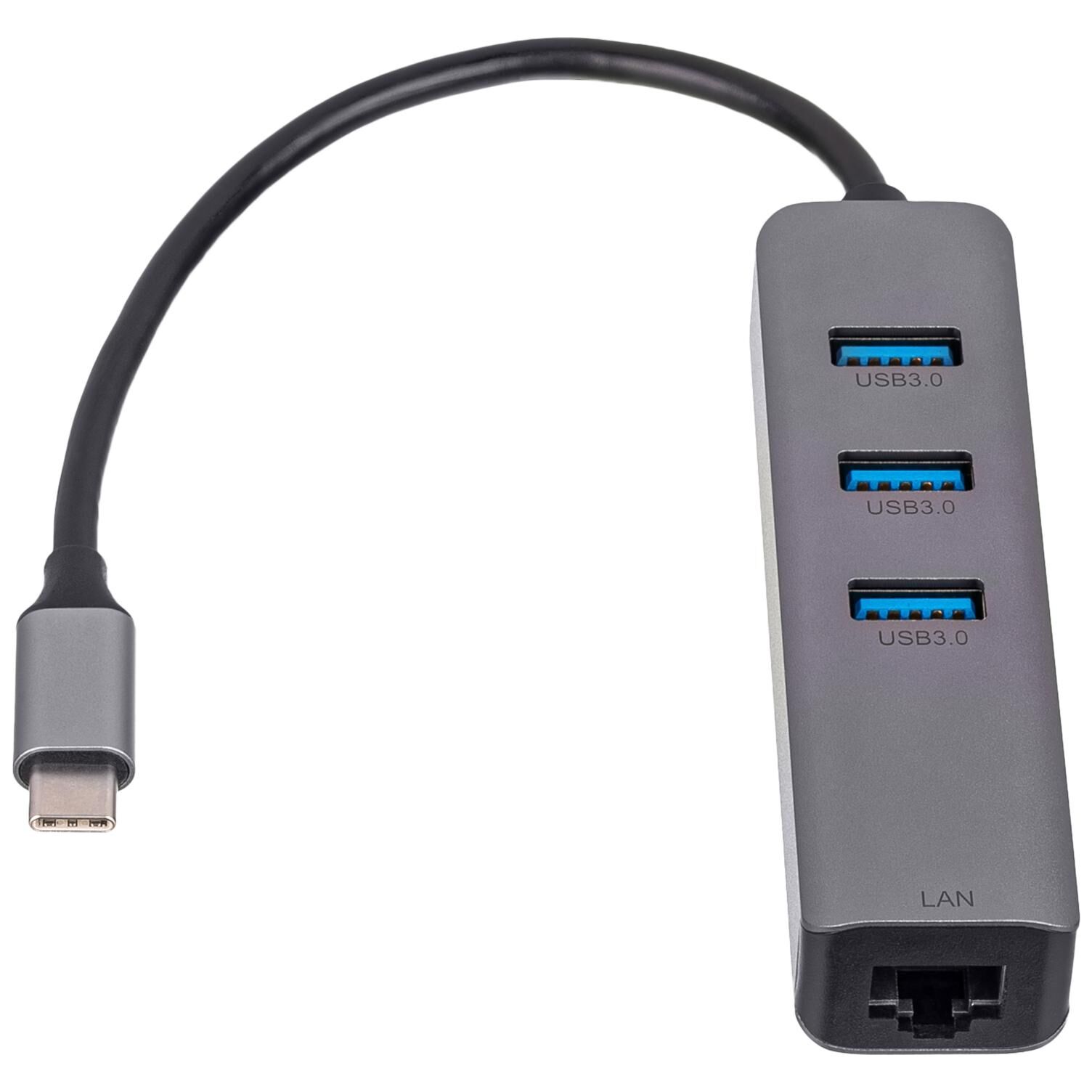 Akyga AK-AD-66 hub & concentrateur USB 3.2 Gen 1 (3.1 Gen 1) Type-C 1000 Mbit/s Argent