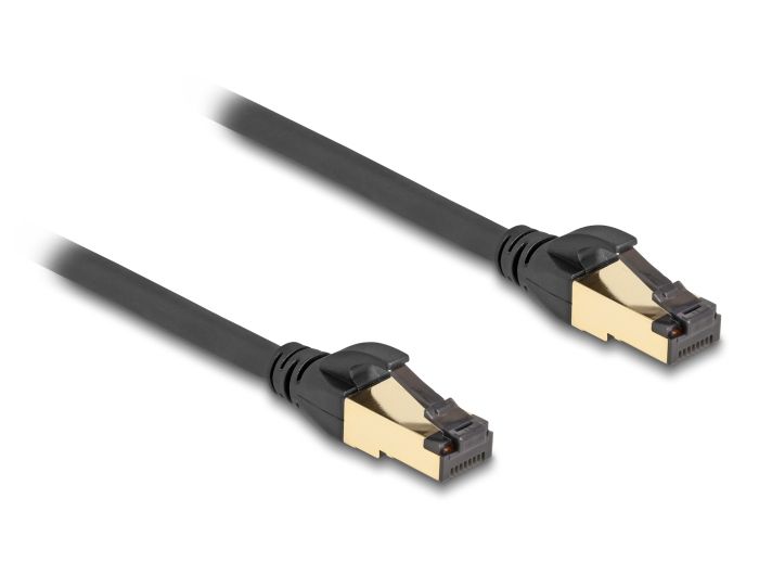 Delock 80252 Câble De Réseau Noir 10 M Cat7 S/ftp (s-stp)