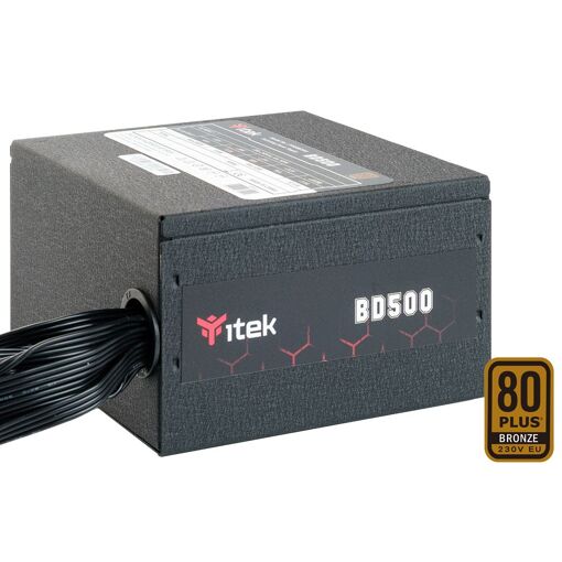 Fuente de alimentación ITek BD500 - 500W ATX