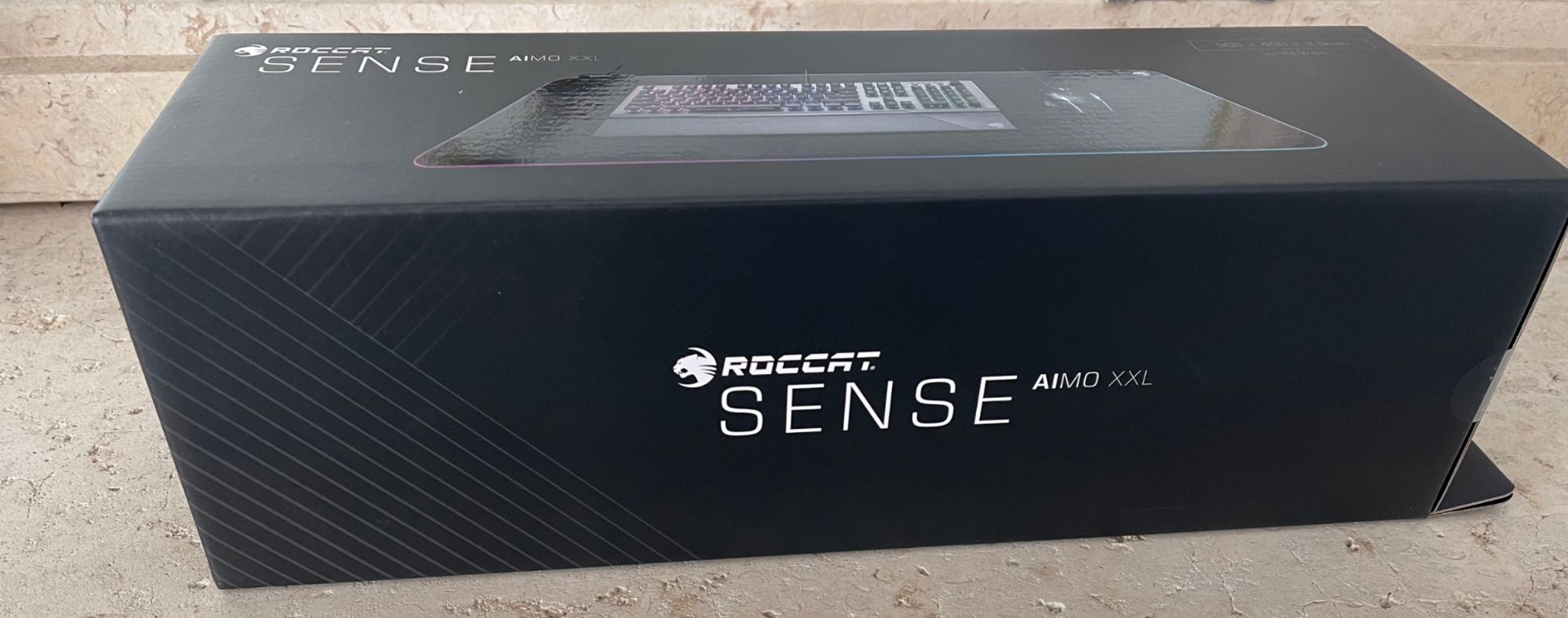 roccat tapis de souris roccat sense aimo xxl