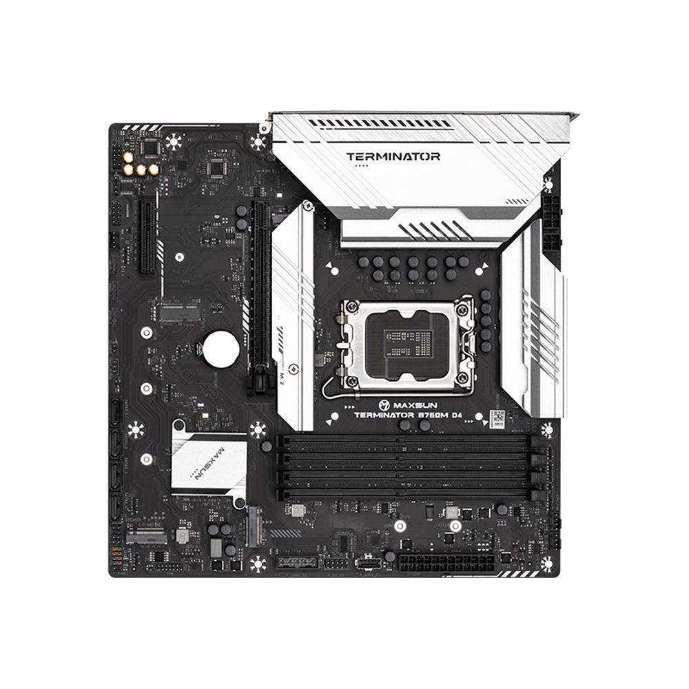 Carte mère MAXSUN MS-Terminator B760M D4 Intel B760 LGA 1700 DDR4 128GB Micro ATX