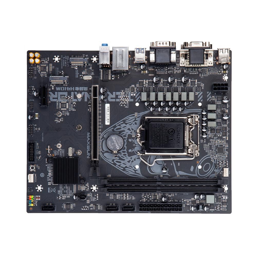 Carte mère MAXSUN MS-Terminator H410M Intel H410 LGA 1200 DDR4 64GB Micro ATX