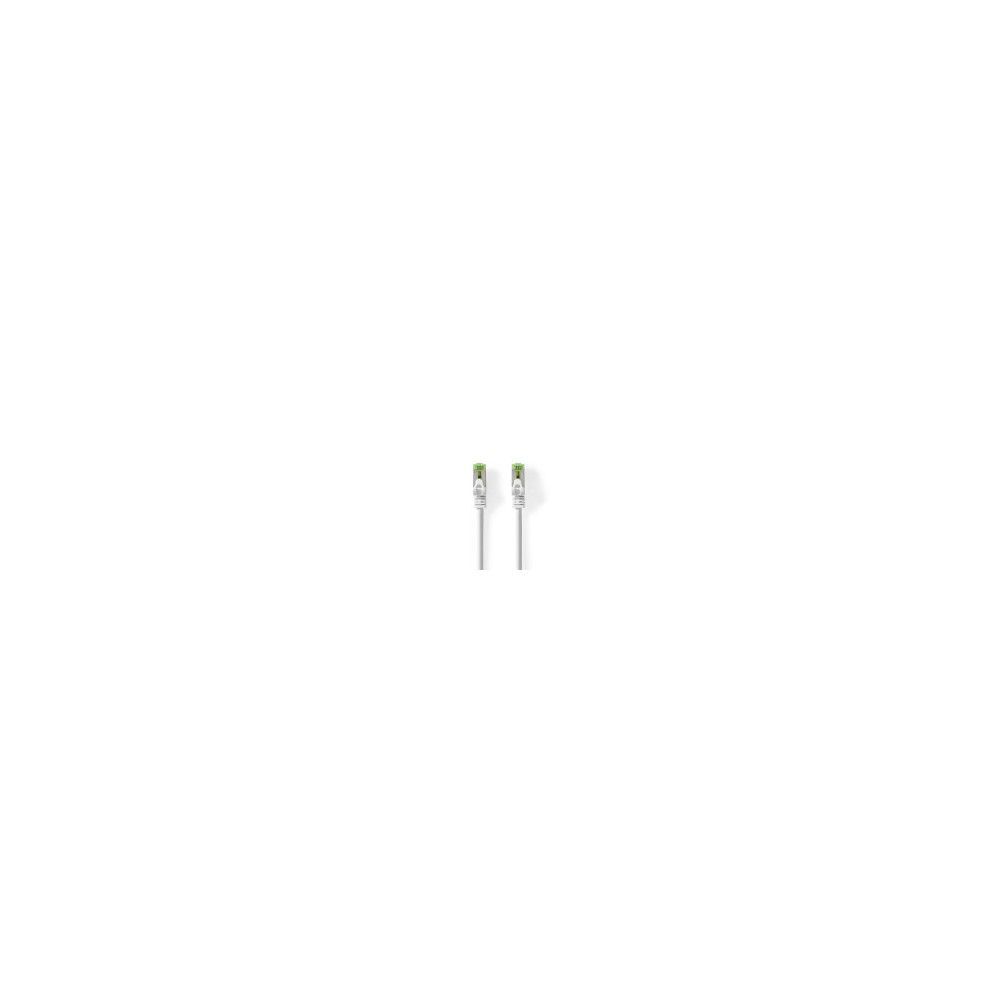 Câble Cat 7  PiMF  RJ45 Male  RJ45 Male  3.00 m  Rond  LSZH  Blanc  Boîte
