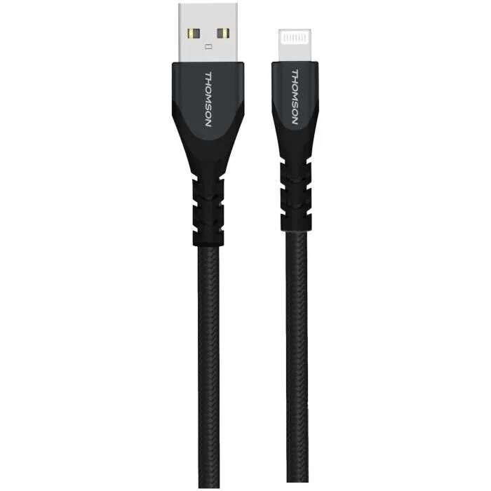 Câble - THOMSON - Charge & données - USB-A vers lightning - Certifie MFI - 3A - 1.5 m