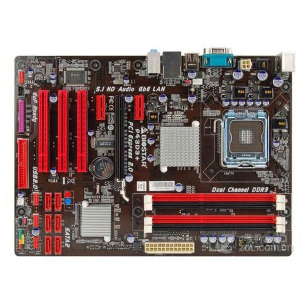 Carte mère Biostar P43D3+ Intel P43 LGA 775 DDR3 16GB ATX