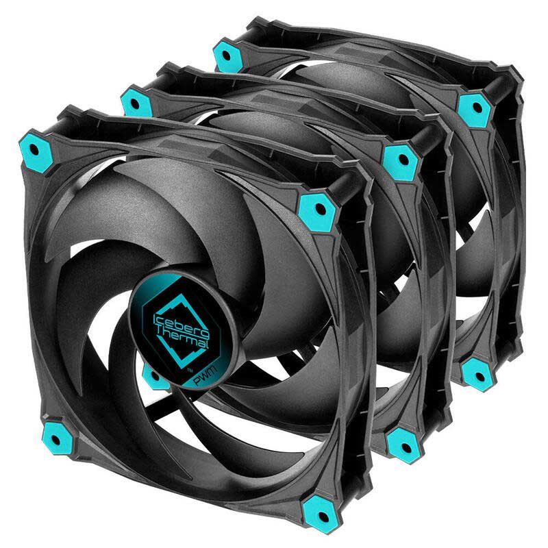 iceberg thermal ventilateur icegale silent pwm 120x120 3 unites
