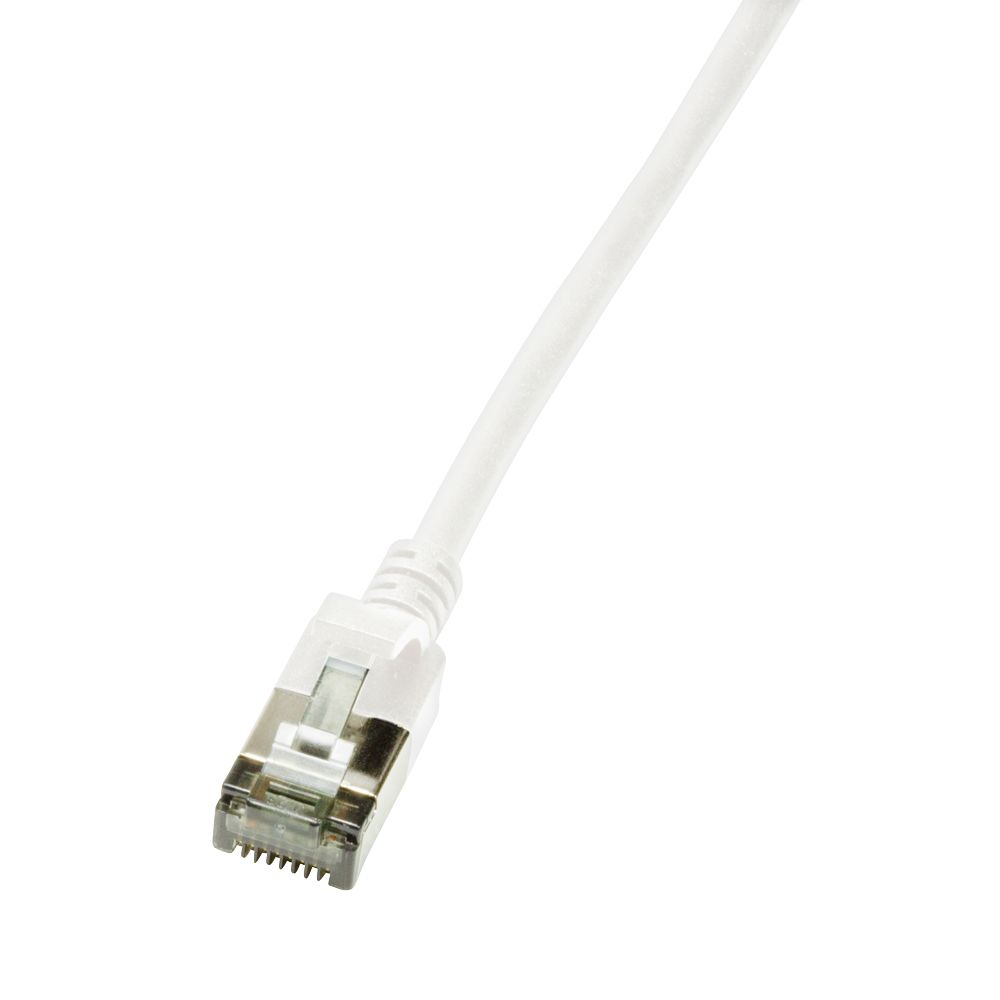 Logilink Ultraflex Slimline Câble De Réseau Blanc 1 M Cat6a S/utp (st