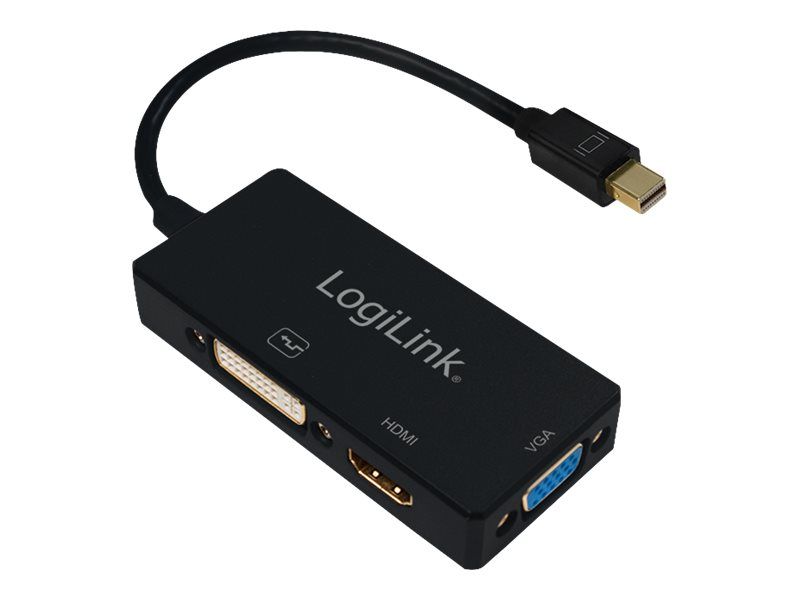 LogiLink - Convertisseur vidéo - Mini DisplayPort - DVI, HDMI, VGA