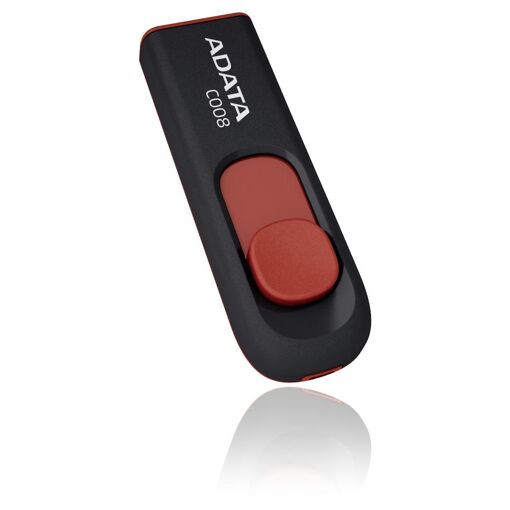 A-Data C008 - USB Flash Drive - 32GB - USB 2.0 - Black, Red