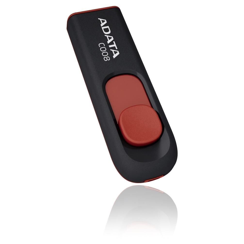 ADATA Classic Series C008 - Clé USB - 32 Go - USB 2.0 - noir, rouge