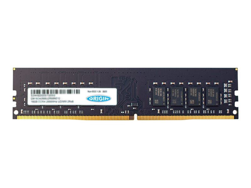 Origin Storage - DDR4 - module - 16 Go - DIMM 288 broches - 2666 MHz / PC4-21300 - 1.2 V - mémoire sans tampon - non ECC