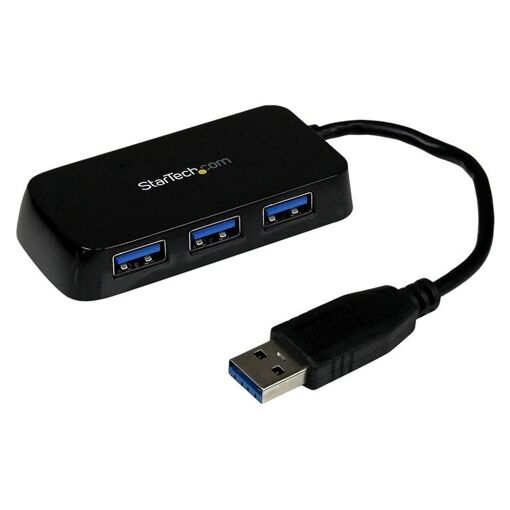 StarTech.com 4-Port USB 3.0 Hub with Integrated Cable