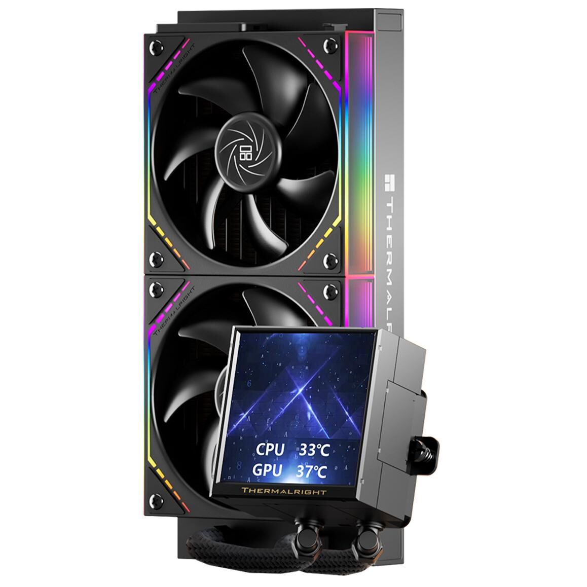 Thermalright Peerless Vision 240 ARGB Processeur Kit de refroidissement du liquide 12 cm Noir