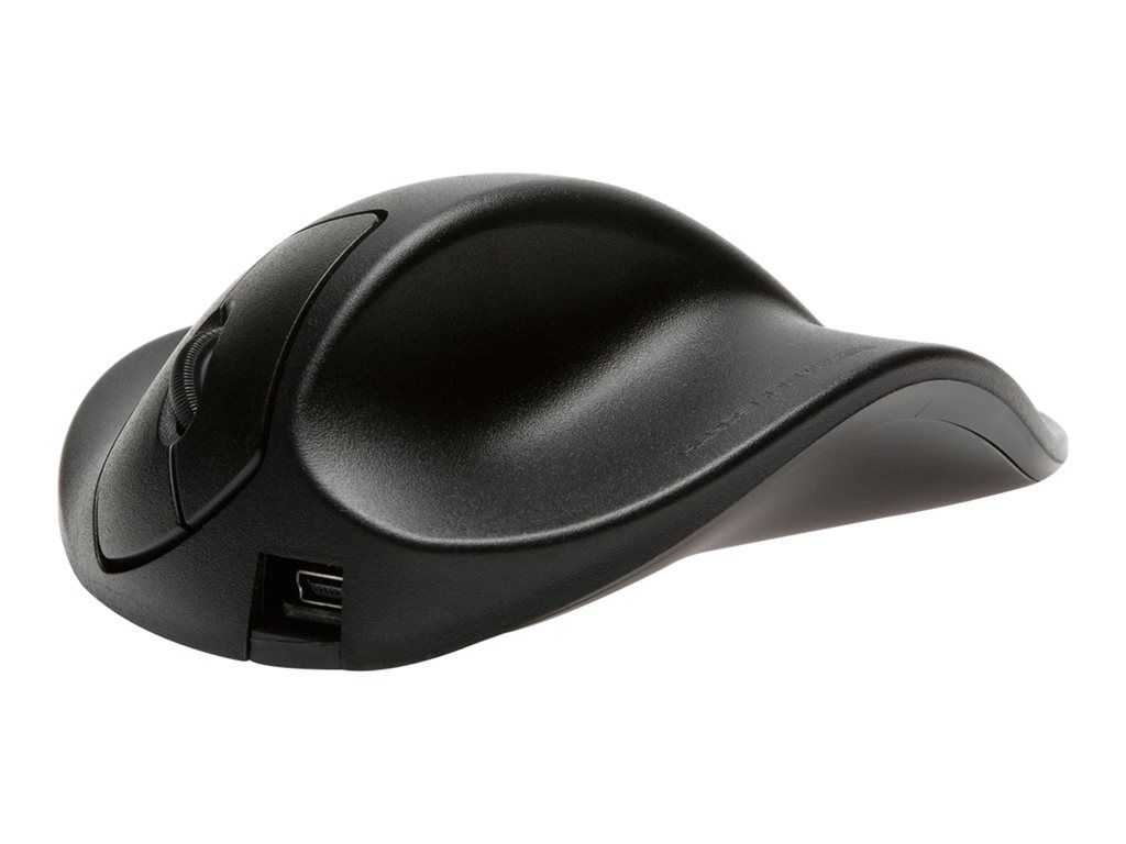 BakkerElkhuizen HandShoeMouse Small - Souris - ergonomique - pour droitiers - 3 boutons - sans fil - récepteur sans fil USB