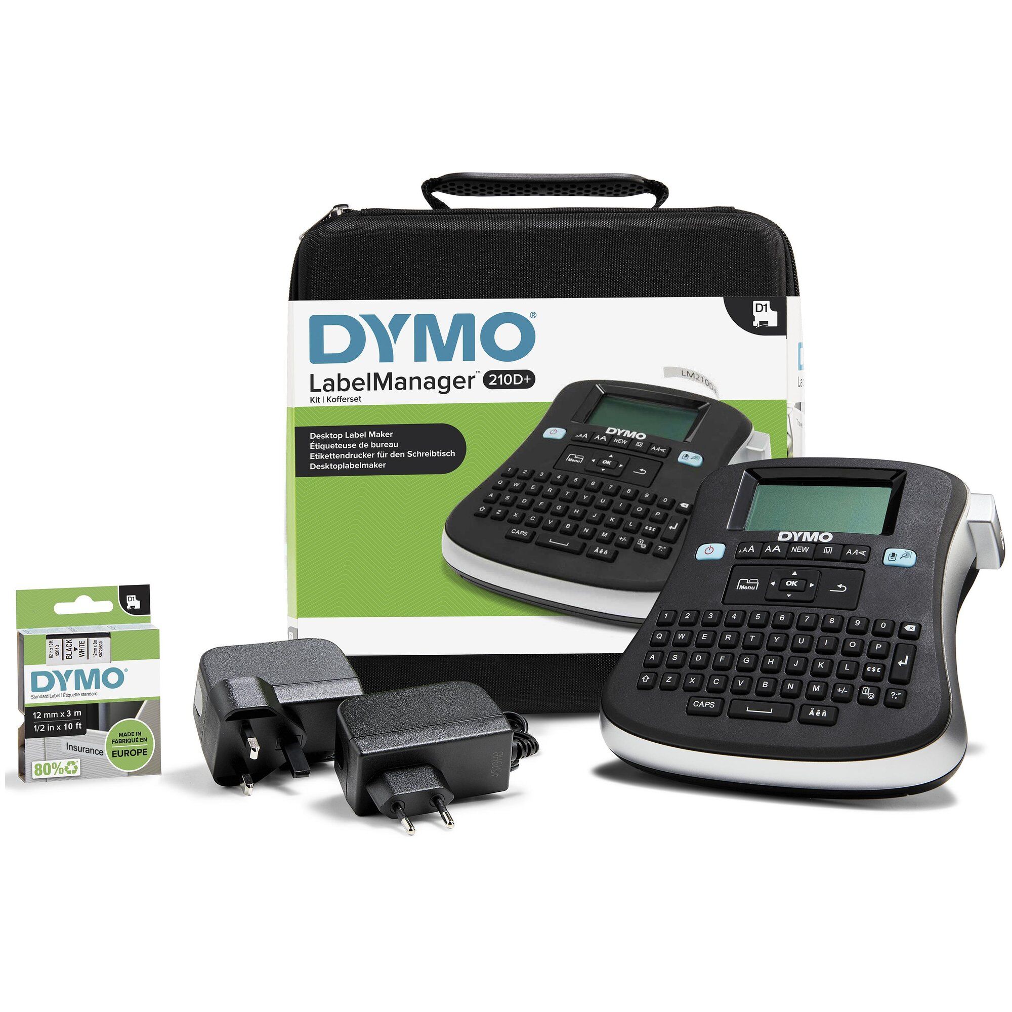 DYMO LabelManager 210D+ QWERTY Kitcase