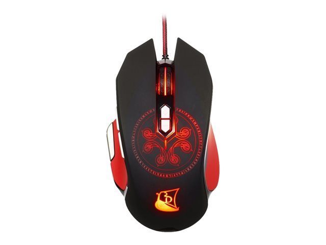 Konix Drakkar Souris Heimdall - Souris - optique - 9 boutons - filaire - USB