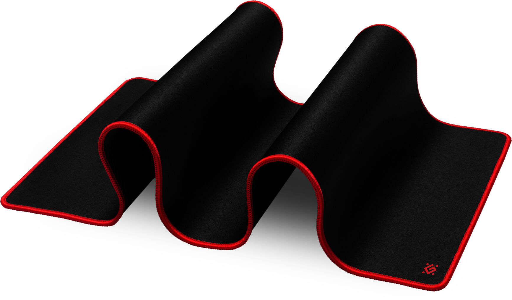 Defender 50561 Tapis de souris de jeu Noir et Rouge