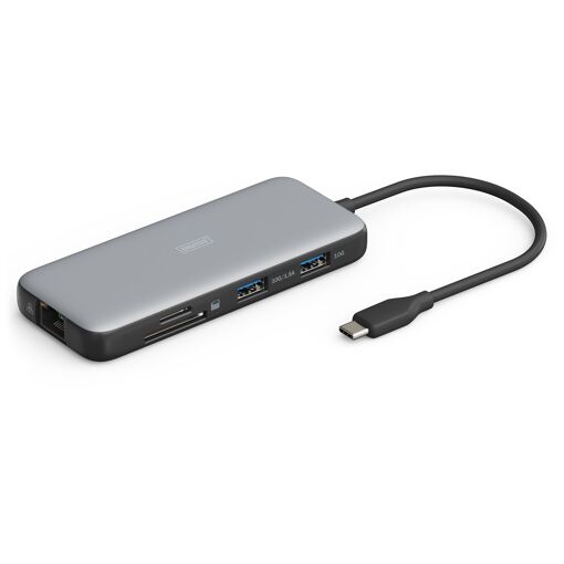 Station d'accueil Digitus USB-C à 8 ports