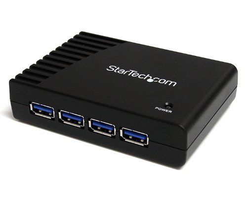 StarTech.com ST4300USB3GB hub & concentrateur USB 2.0 Type-B 5000 Mbit/s Noir