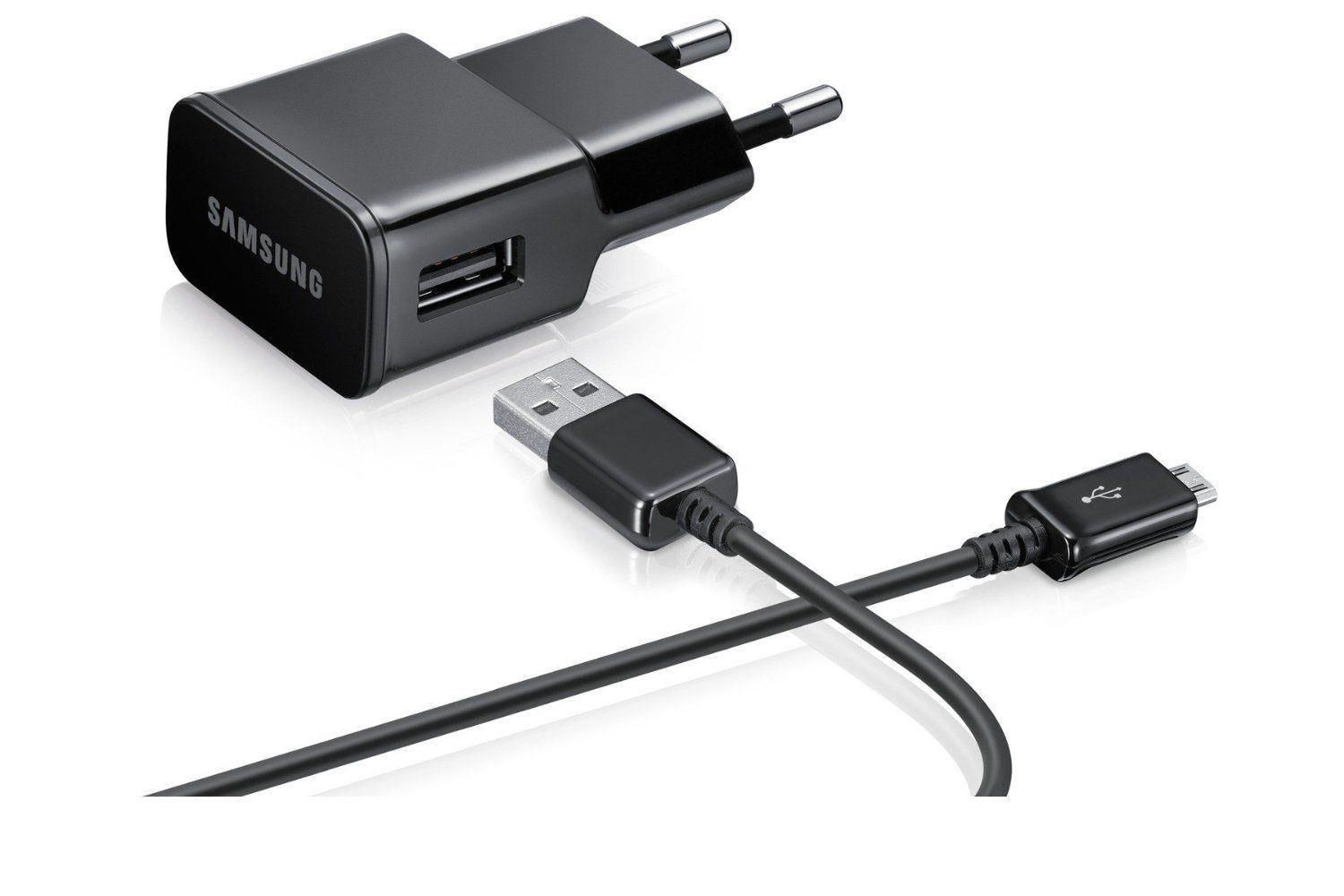 Samsung Galaxy A5 A500 Chargeur Samsung Noir 2A avec cable 1,5M Origine Micro-USB