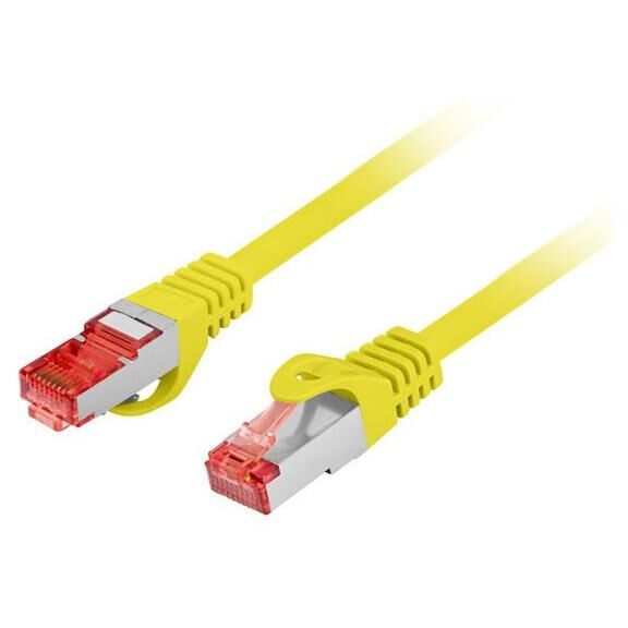Lanberg PCF6-10CU-0500-Y câble de réseau Jaune 5 m Cat6 S/FTP (S-STP)