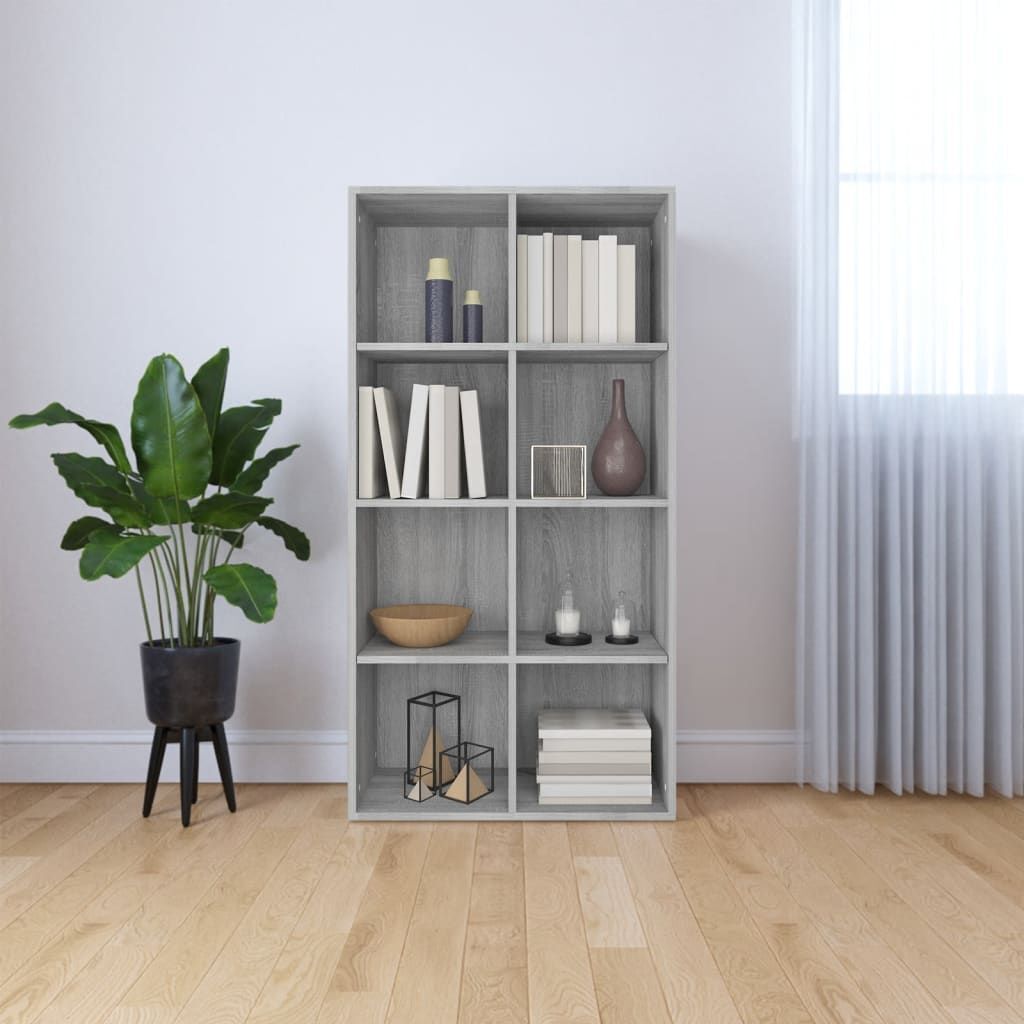 vidaXL Support de moniteur avec tiroirs chêne sonoma bois d'ingénierie