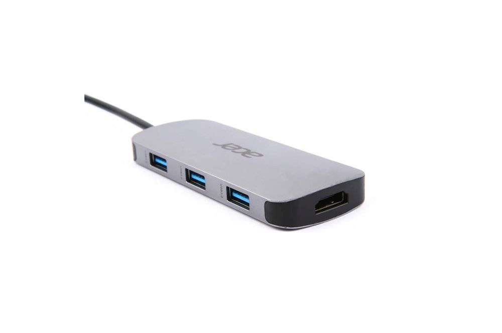Acer 7-In-1 - Station d'accueil - USB-C - HDMI - pour Chromebook 51X; Extensa 15; Nitro 5; Predator Triton 300; TravelMate Spin B3