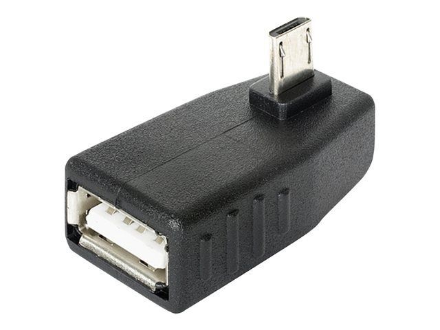 Delock - Adaptateur USB - USB (F) pour Micro-USB de type B (M) - USB 2.0 OTG - connecteur à 90°