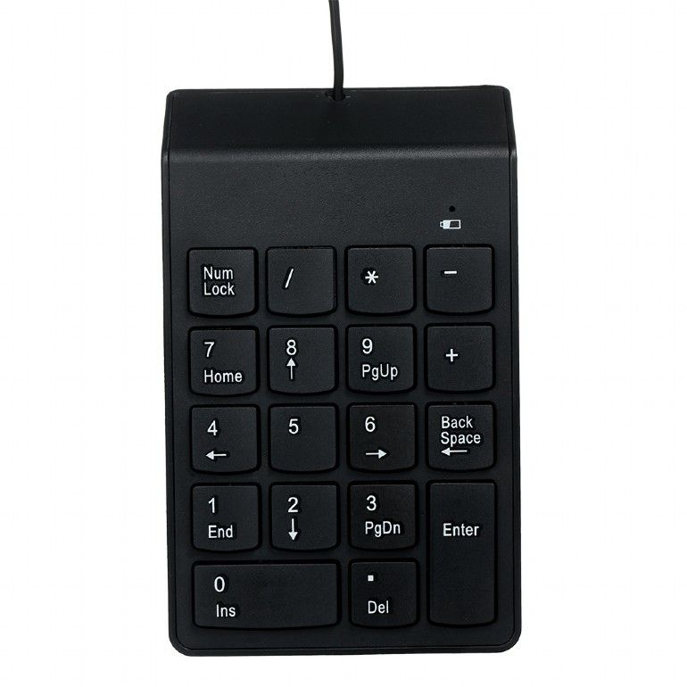 Gembird Kpd-u-03 Clavier Numérique Pc Portable/de Bureau Usb Noir