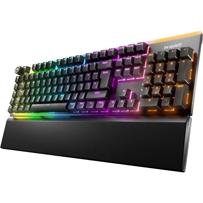 Clavier be quiet! Light Mount Silent Tactile DE ISO - Mécanique, ARGB, Extra-silencieux