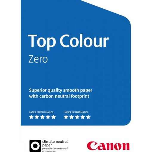 Papier d'impression Canon A3 (99660553) - 297x420 mm, 500 feuilles, compatible laser et jet d'encre, certifié Top Couleur Zero FSC