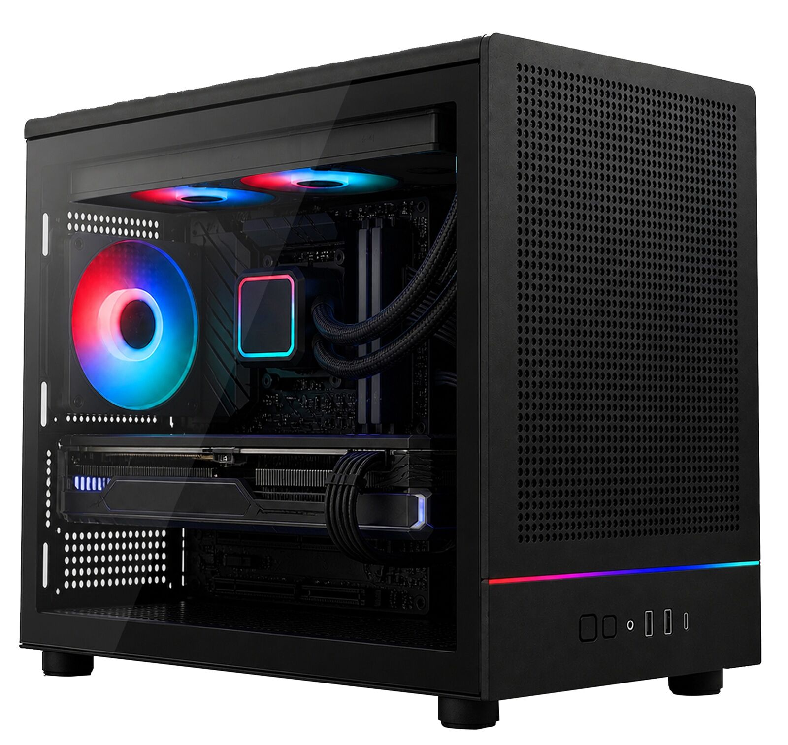 VIST M4M PC Gaming Ryzen 7 8700F - RAM 32Go - RTX 5070 - SSD 1To M.2 - WIFI - W11