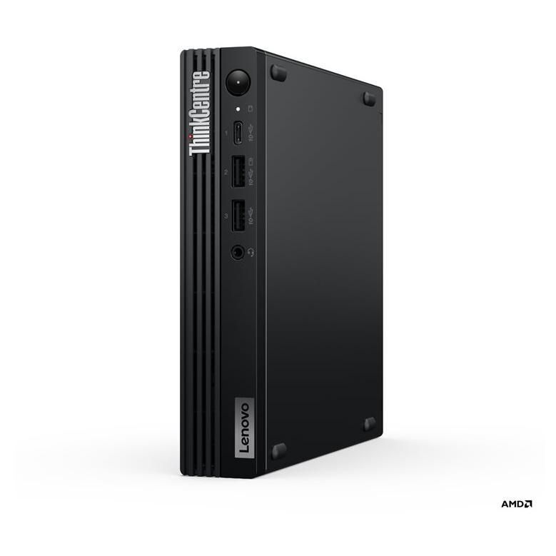 Lenovo ThinkCentre M75q Gen 5 12RQ - Ryzen 5 8500GE 3.4 GHz 8 Go RAM 256 Go AMD Radeon 740M - Noir AZERTY