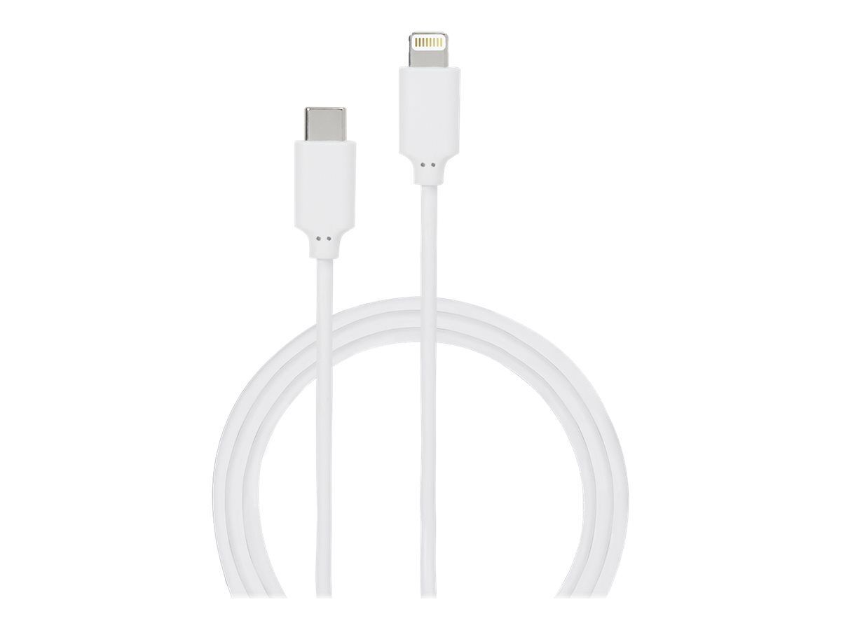 BIGBEN Connected - Câble Lightning - USB-C mâle pour Lightning mâle - 2 m - blanc