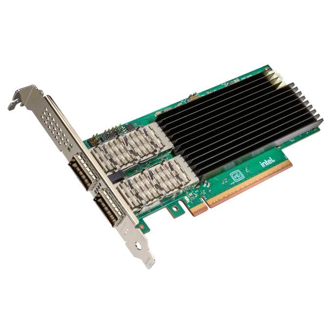 Intel Ethernet Network Adapter E835-CQDA2 - Adaptateur réseau - 10/25/50/100/200 Gigabit QSFP28 x 2