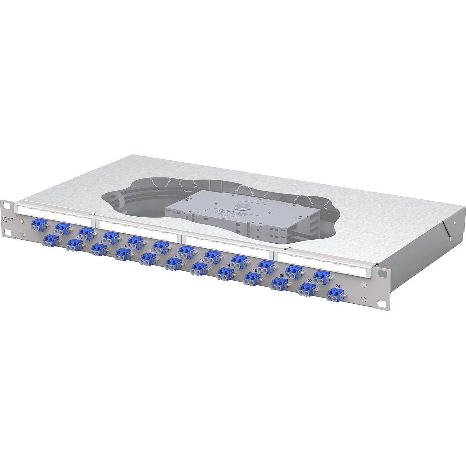 METZ CONNECT Patchfeld splice 24xLC-D OS2 1504597424-E (1504597424-E)