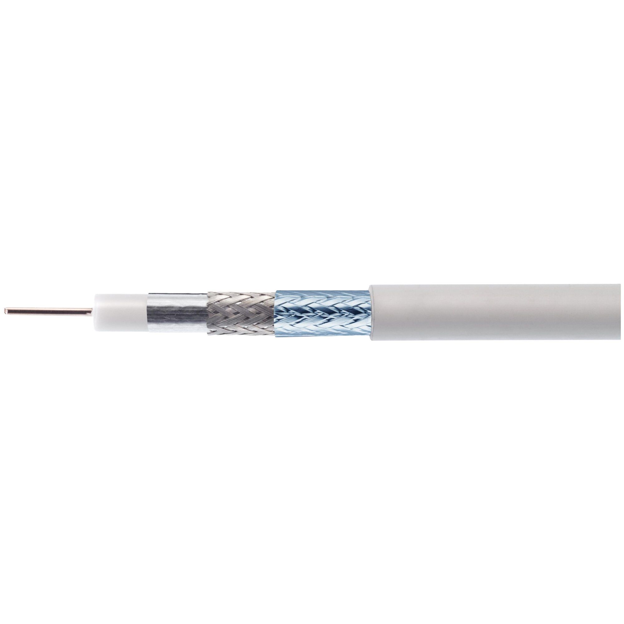 Kathrein LCD 111 A+ câble coaxial 100 m Blanc