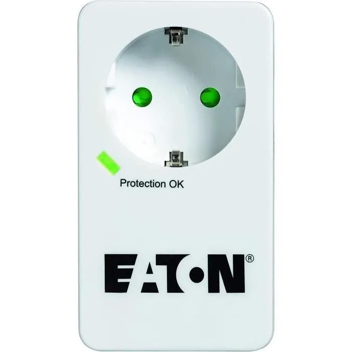 Eaton Protection Box 1 DIN - Protection contre les surtensions - CA 220-250 V - 4000 watt - connecteurs de sortie : 1 - blanc