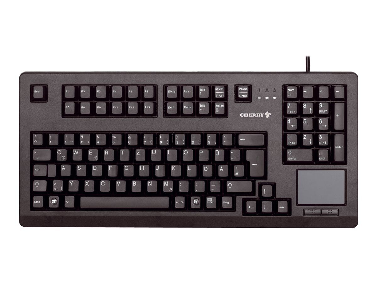 CHERRY G80-11900 TouchBoard - Clavier - USB - R.-U. - noir