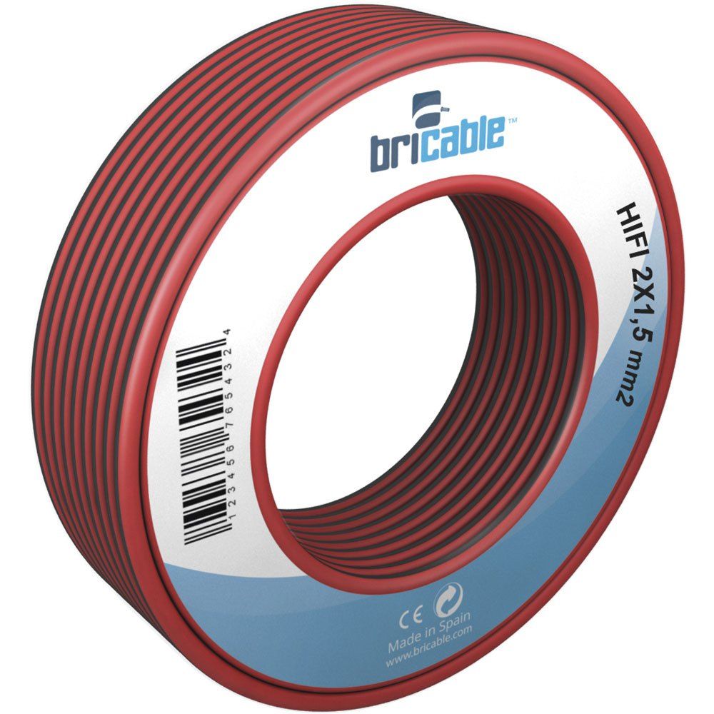 famatel 2x0.75 cm 10 m cm 10 m cable denceinte