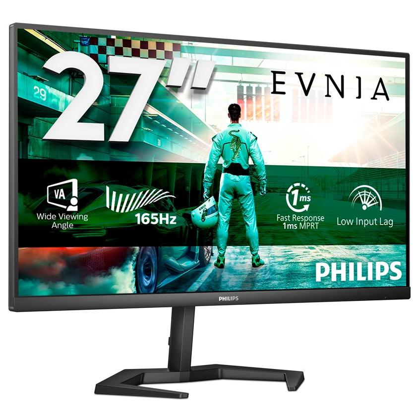 Philips Evnia 3000 27M1N3200ZA - Écran LED - 27" - 1920 x 1080 Full HD (1080p) @ 165 Hz - IPS - 250 cd/m² - 1100:1 - 1 ms - 2xHDMI, DisplayPort - haut-parleurs - noir texturé