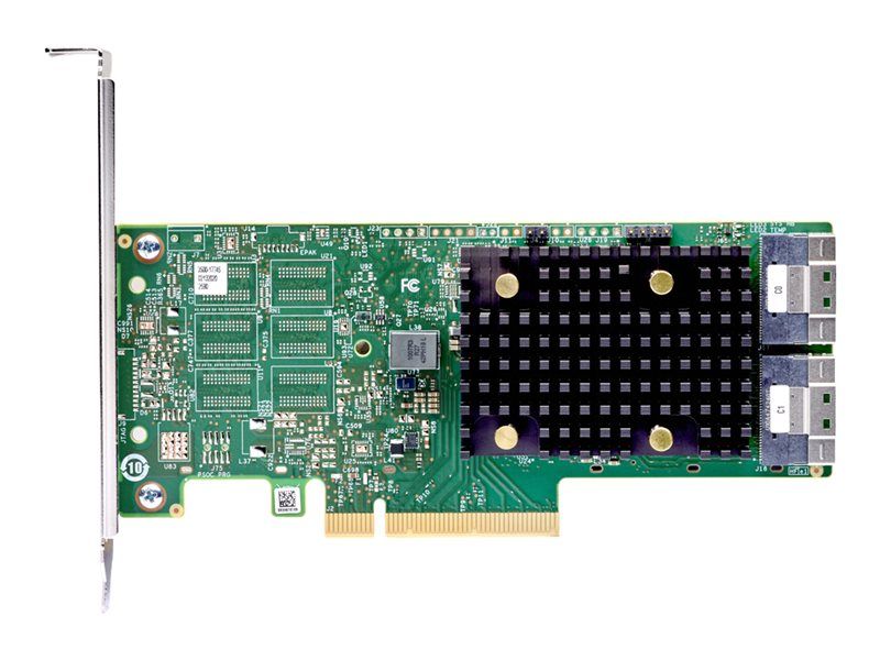 Lenovo ThinkSystem 440-16i - Contrôleur de stockage - 16 Canal - SATA 6Gb/s / SAS 12Gb/s - profil bas - PCIe 4.0 x8 - pour ThinkSystem SR630 V2; SR63X; SR645; SR650 V2; SR65X; SR665; SR850; SR850...